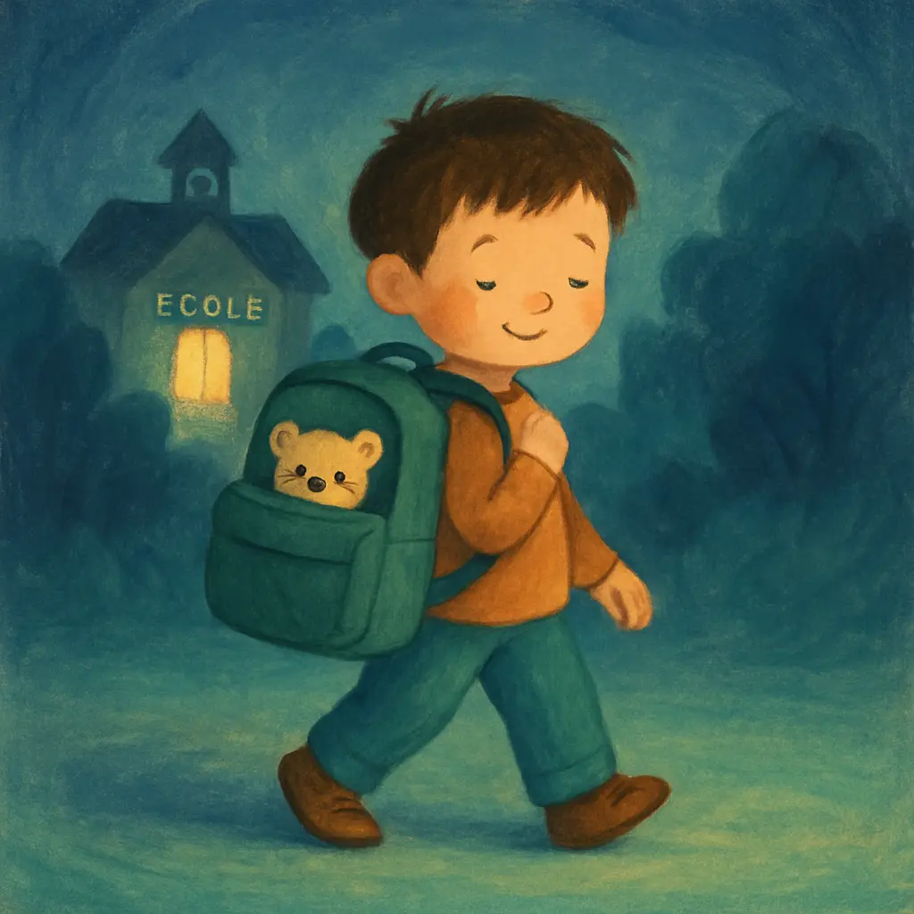 Illustration : Nino starts at the little school